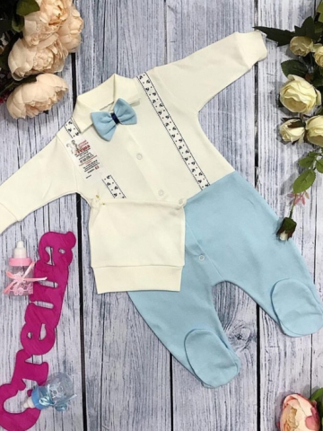 Купить оптом 127. Комбинезон с шапкой,100% хлопок интерлок в Ярославле