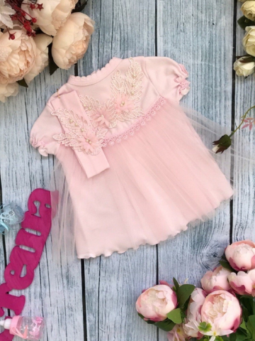 Купить оптом 160 - К/Р. Платье с повязкой на голову,хлопок 100 % интерлок 56,62,68 в Ярославле